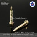 High quality DIN7504K JIS B1124 washer head with EPDM washer self tapping screw self drilling screw
